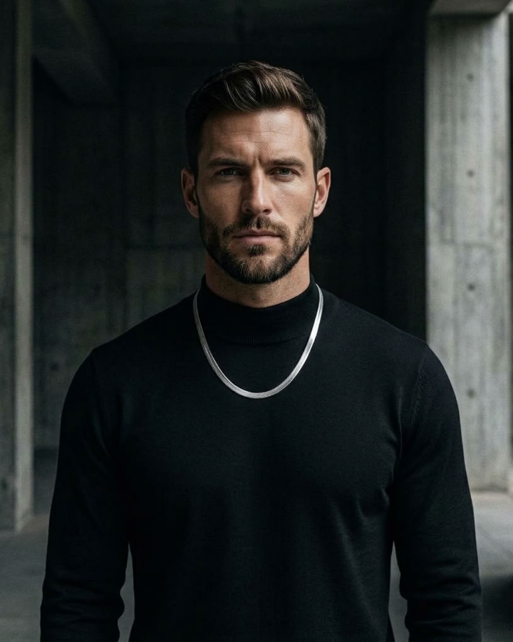 5 Mm Snake Chain Necklace for Men