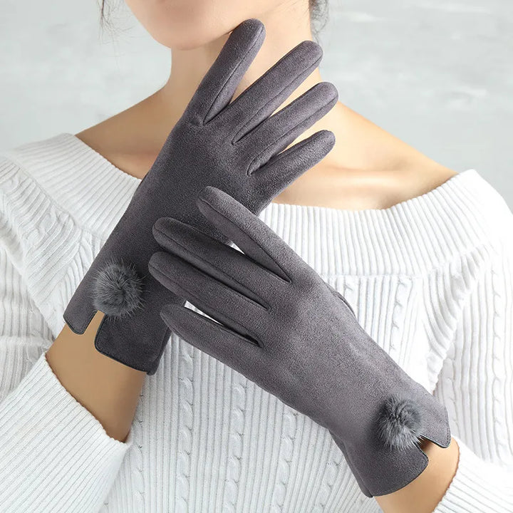Women's Vintage Winter Gloves