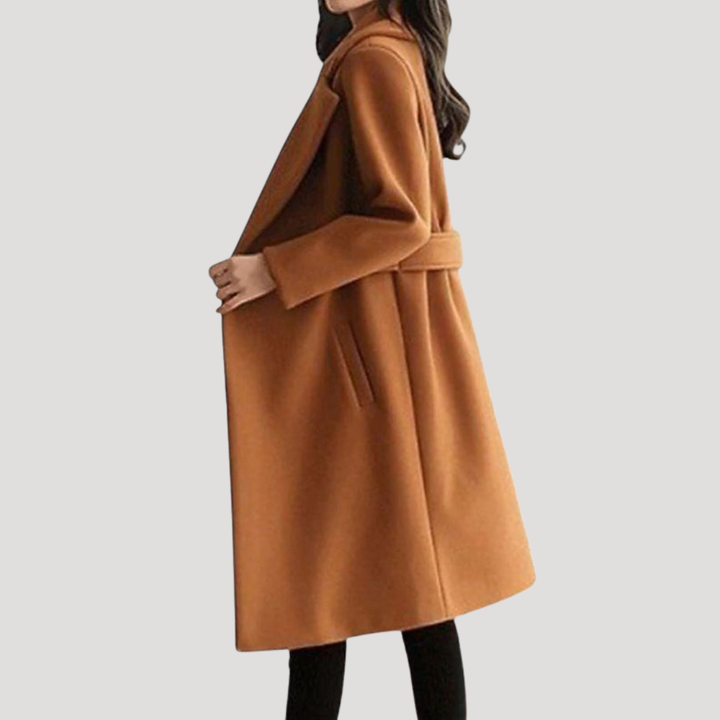 Classic Belted Women's Coat