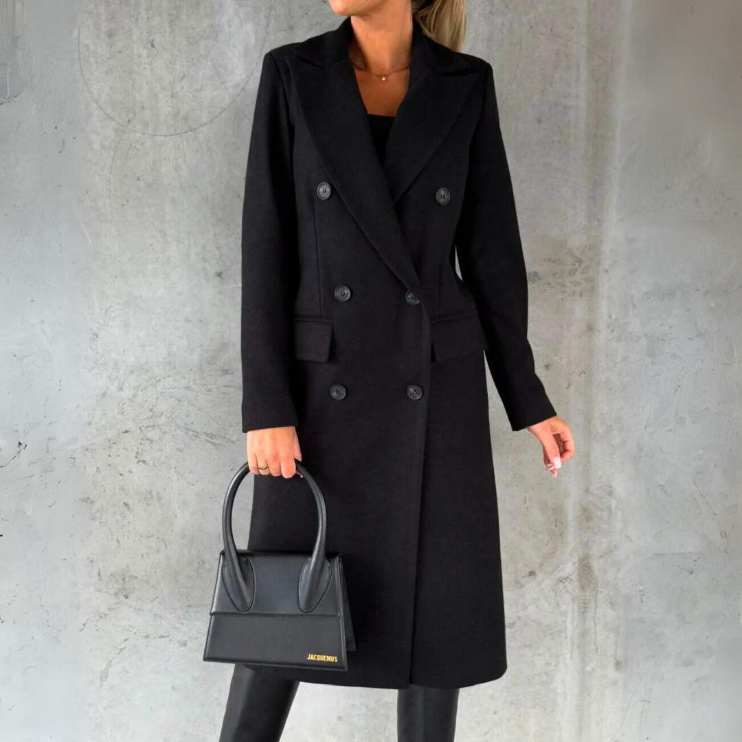 Emilie - Windproof Wool Coat