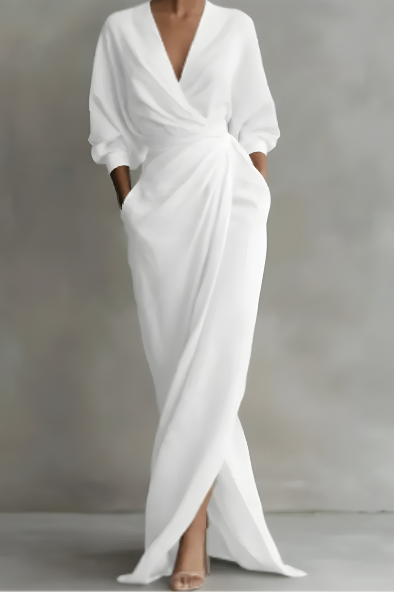 Nina™ | Stylish Wrap Maxi Dress