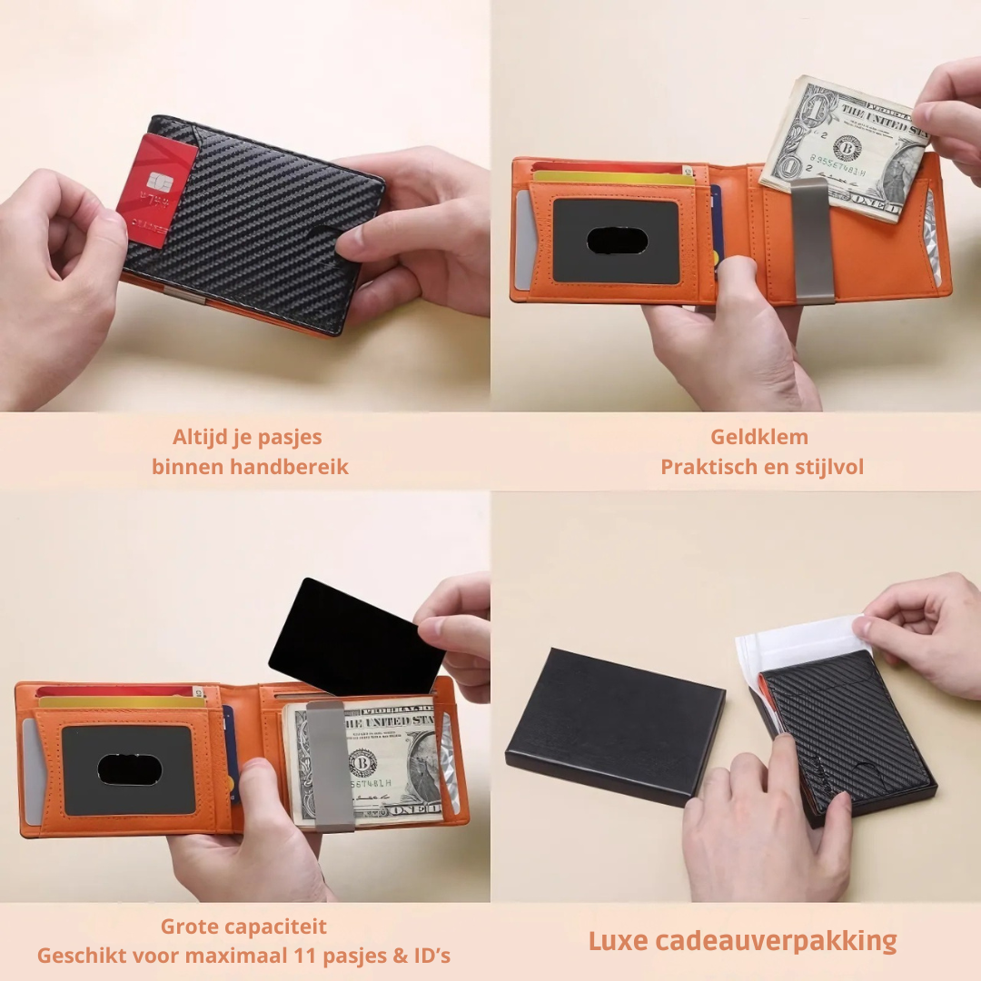Smart Wallet Ultra Slim and Secure RFID Protection, view 5 - Elena Harper