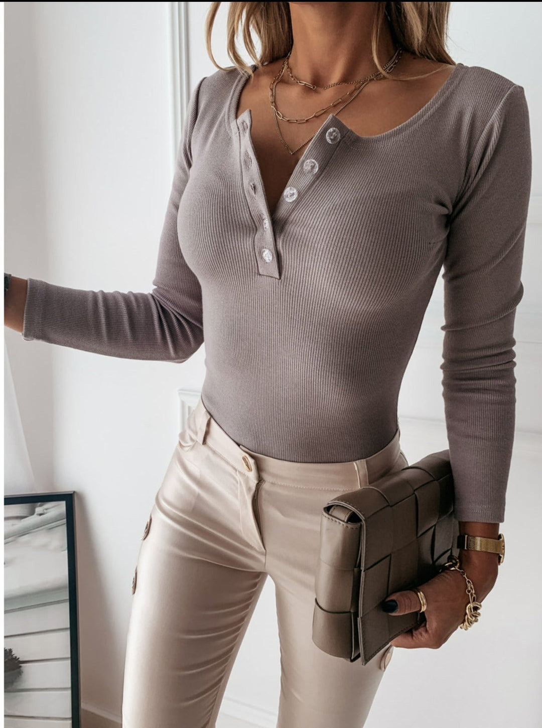 Luxury and Comfortable Henley Shirt for Women