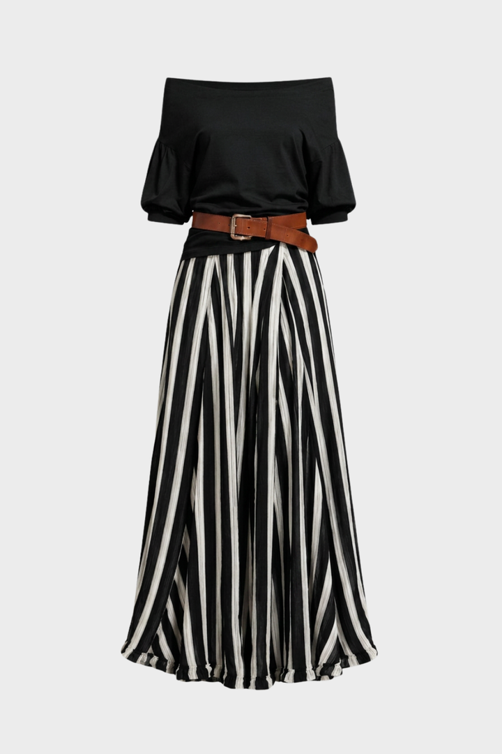 Women's Two-Piece Top & Skirt Set, view 5 - Elena Harper