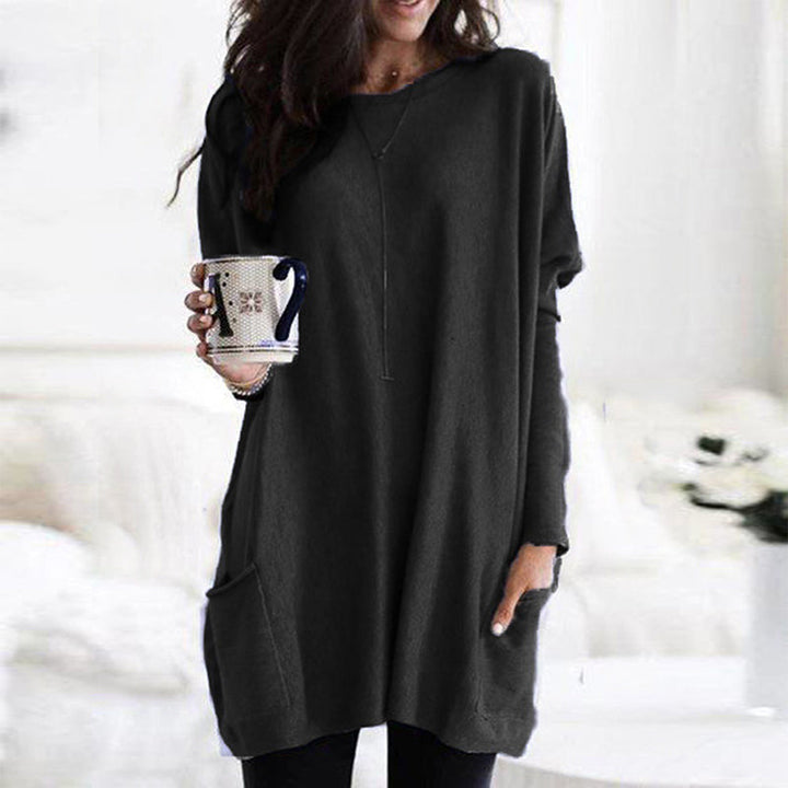 Cotton Women's Sweater with Pockets – Comfortable Practical Fit