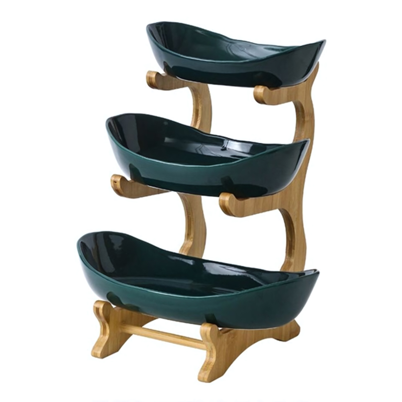 FruitTriad | Three-Tier Plastic Fruit Bowl