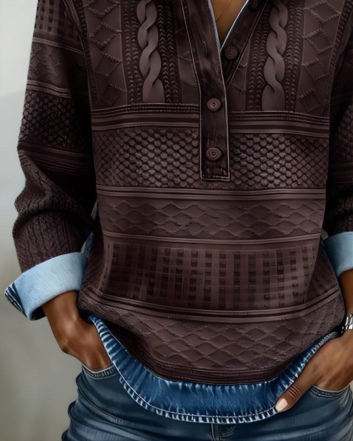 Rowan™  |  Half-button Collared Sweatshirt
