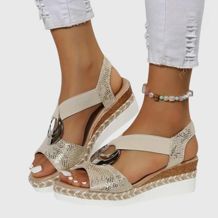 Olalla | Women's Wedge Sandals with Adjustable Strap