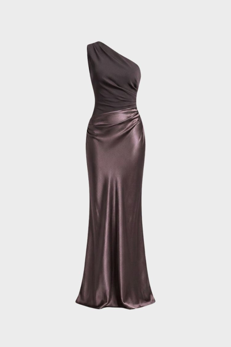 Women's Satin Maxi Dress | Wedding