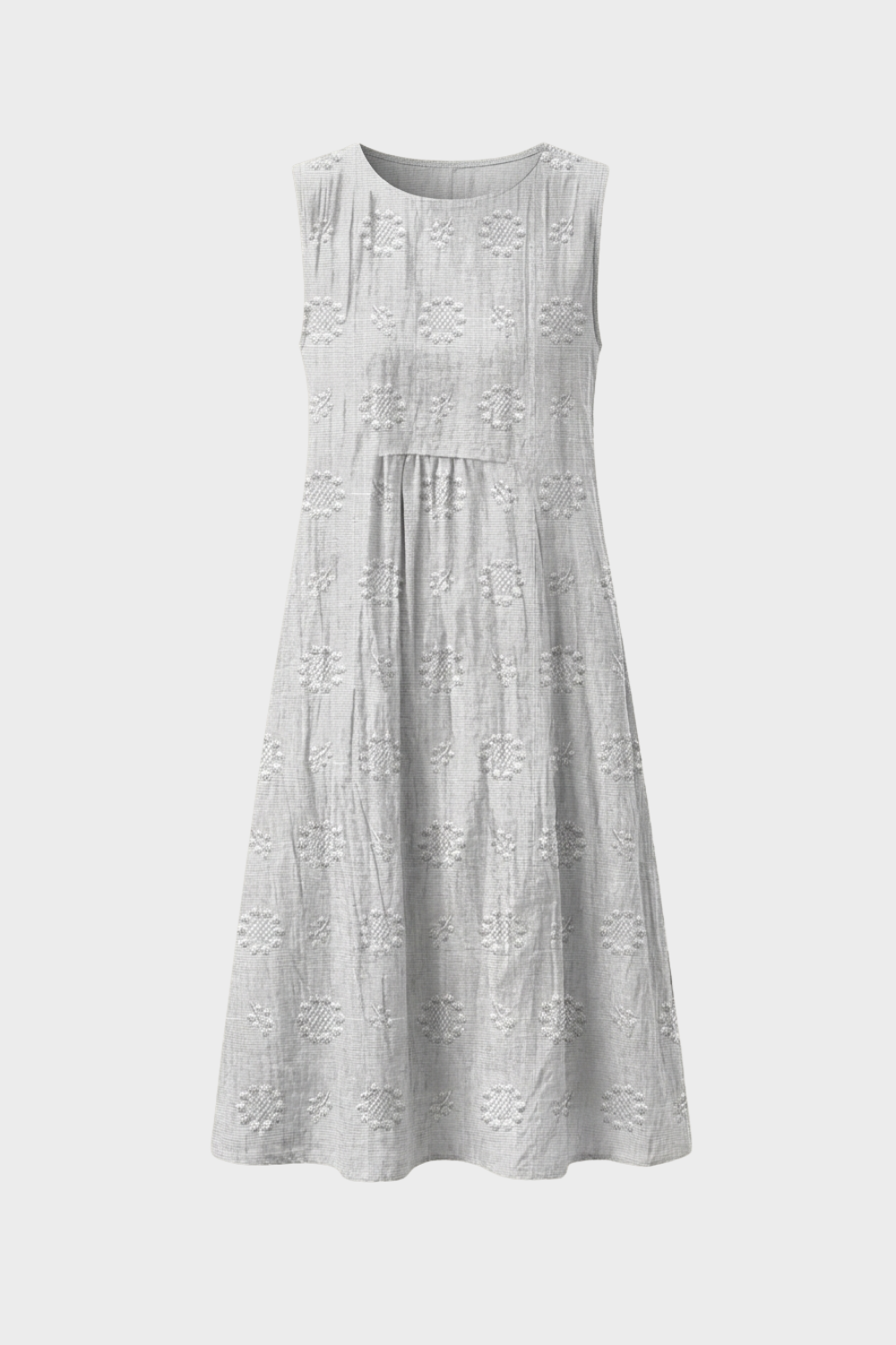Women's Structured Midi Dress | Sleeveless