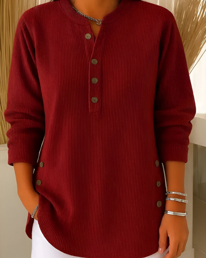 Neris™ | Modern Knitted Top with Long Sleeves