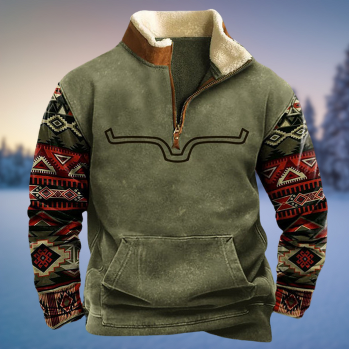 Emil | Men's Casual Winter Sweater with Half-Zip