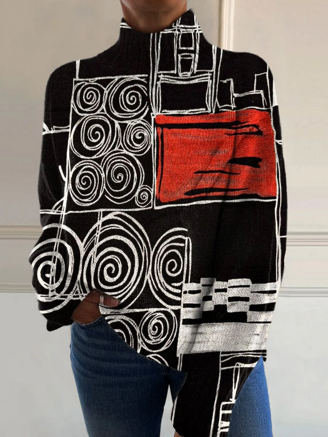 Abstract circle color block art by Emma & Rose Cape Town featuring vibrant geometric shapes on a neutral background.