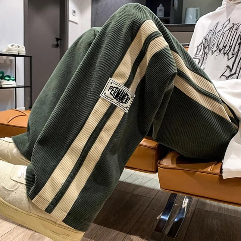 HARRINGTON OXFORD | CORDUROY STRIPE PANTS FOR MEN