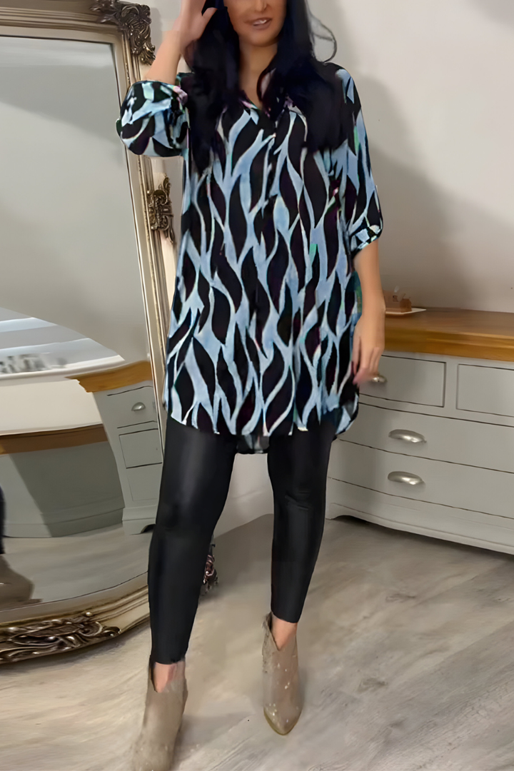 Tessa™ | Stylish Loose-Fitting Top with Print