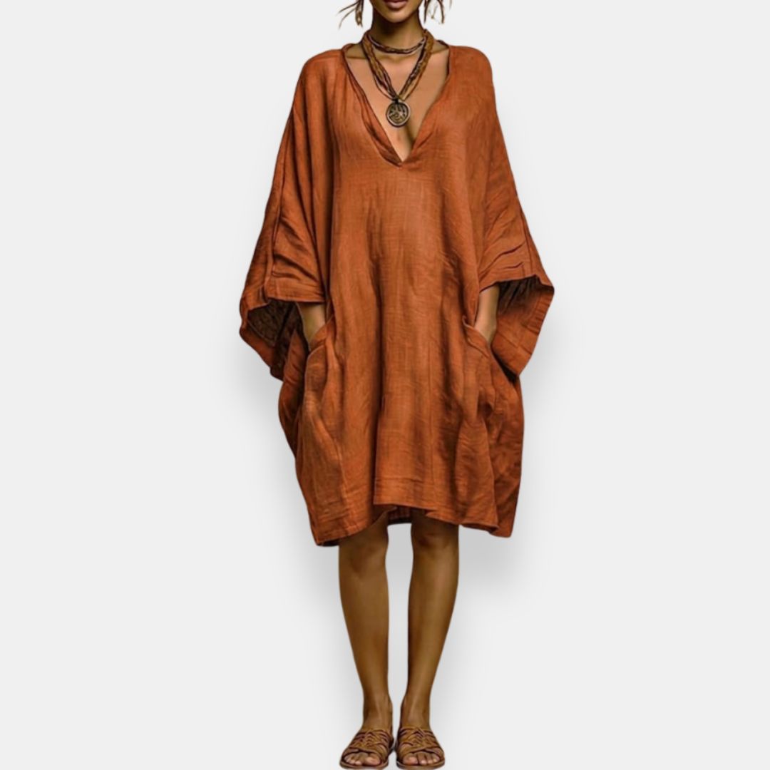 OVERSIZED BOHO DRESS FOR WOMEN