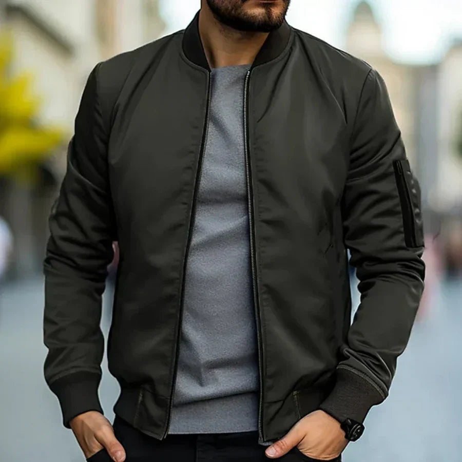 Riccardo Classic Elegant Bomber, view 4 - Elena Harper