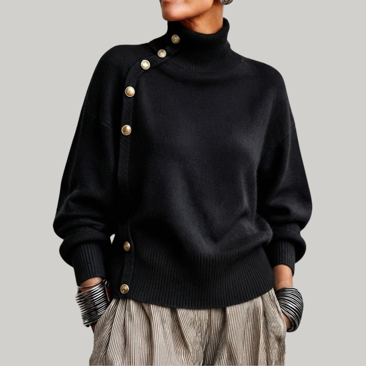 SWEATER WITH BUTTONS FOR WOMEN