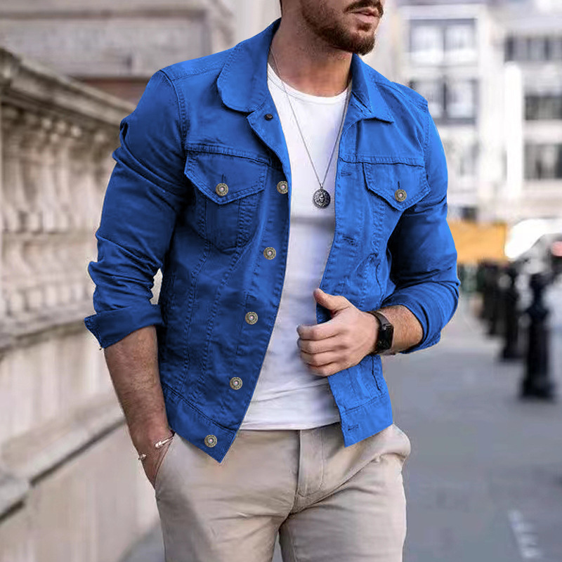 Men's Classic Dyed Denim Jacket - Timeless & Versatile Style