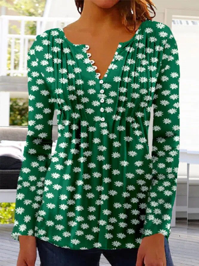 Women's Elegant Everyday Top Versatile Style, view 9 - Elena Harper