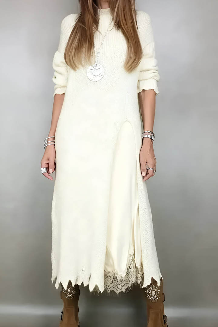 Elya Chic Layered Dress, view 5 - Elena Harper