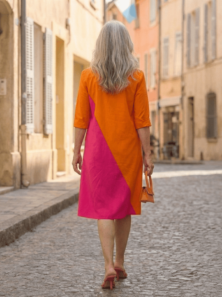 Cassia™ Easy Morning Dress by Emma & Rose Cape Town, light and comfortable fabric with a relaxed fit and elegant design.