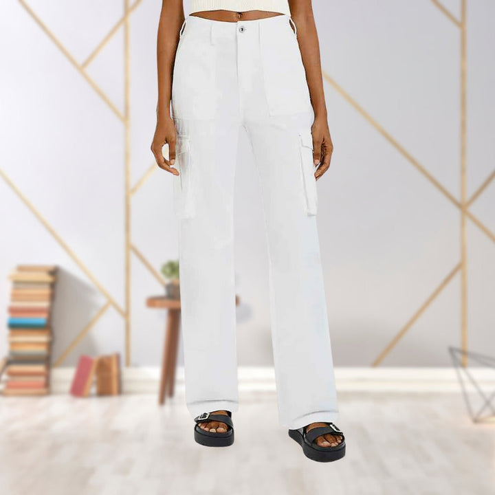 Slim-Fit Women's Cargo Pants Maya, view 6 - Elena Harper