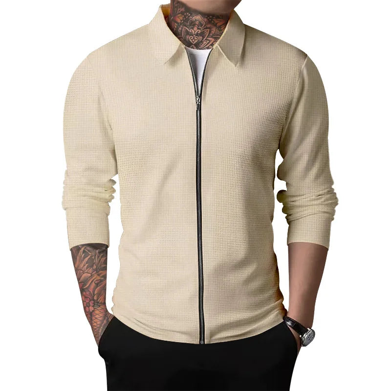 Sebastiano Elegant Knit Jacket, view 8 - Elena Harper