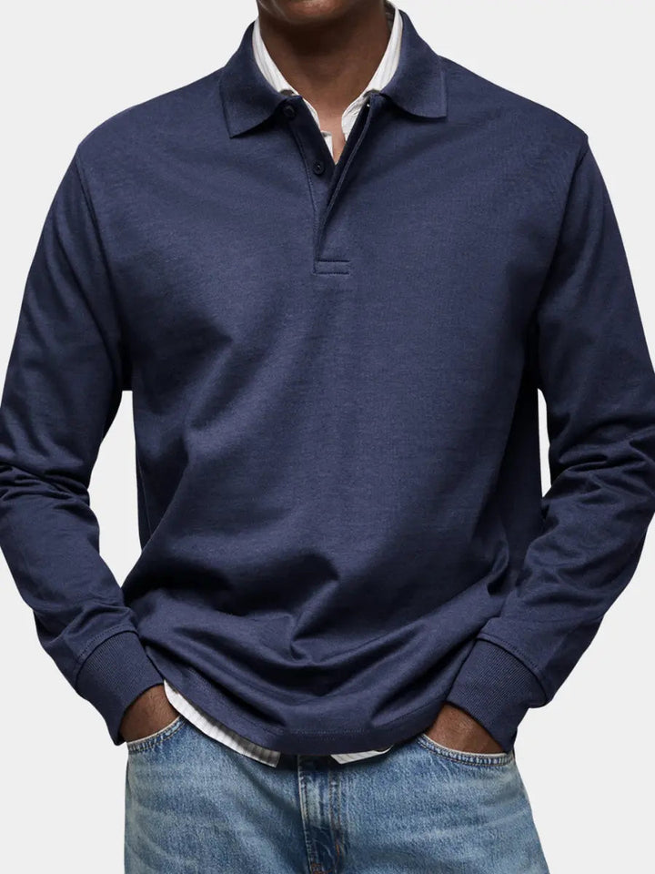 Harrington Oxford Luxury Long Sleeve Polo - Elena Harper