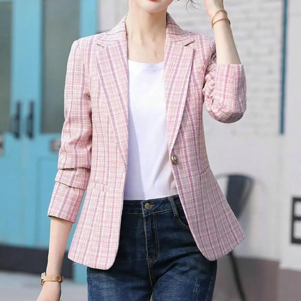 Anna | Women's Casual Blazer with Single-Button Design for the Office