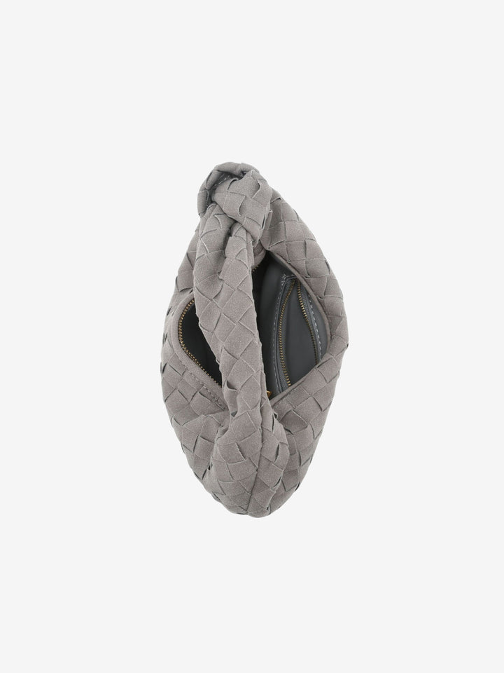 Renee Mini Bag in Soft Woven Suede - Elena Harper