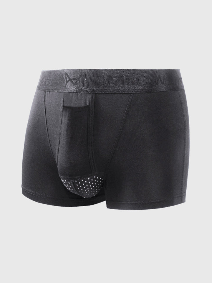Offer 3 Pack M's Dual Pouch Boxers, view 3 - Elena Harper