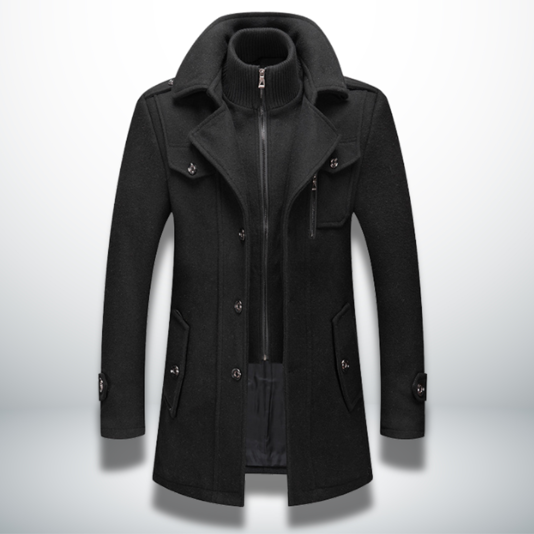 Gkiokas Warmer and More Elegant Coat, view 3 - Elena Harper