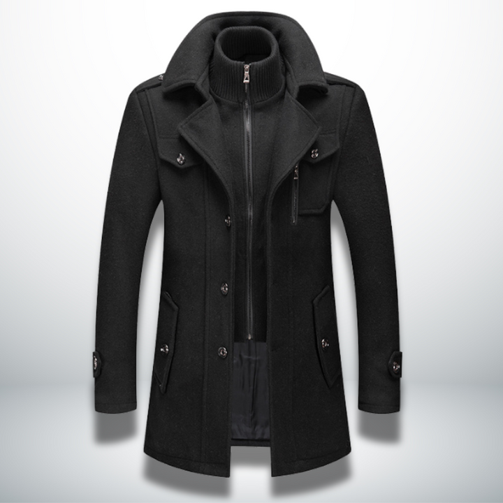 Gkiokas Warmer and More Elegant Coat, view 3 - Elena Harper
