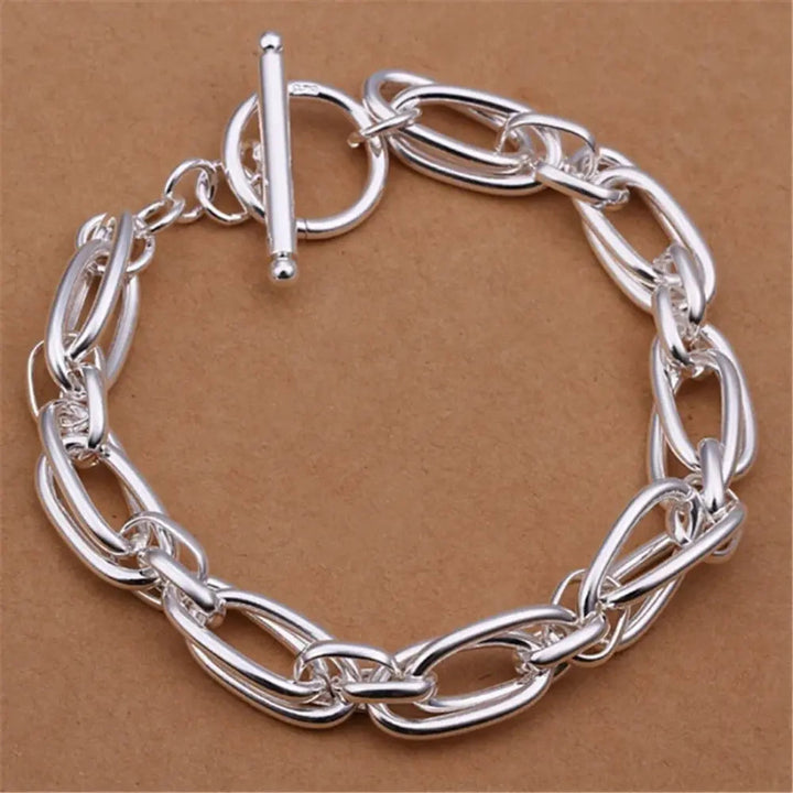 Women's 925 Sterling Silver Chain Bracelet - 5 Styles