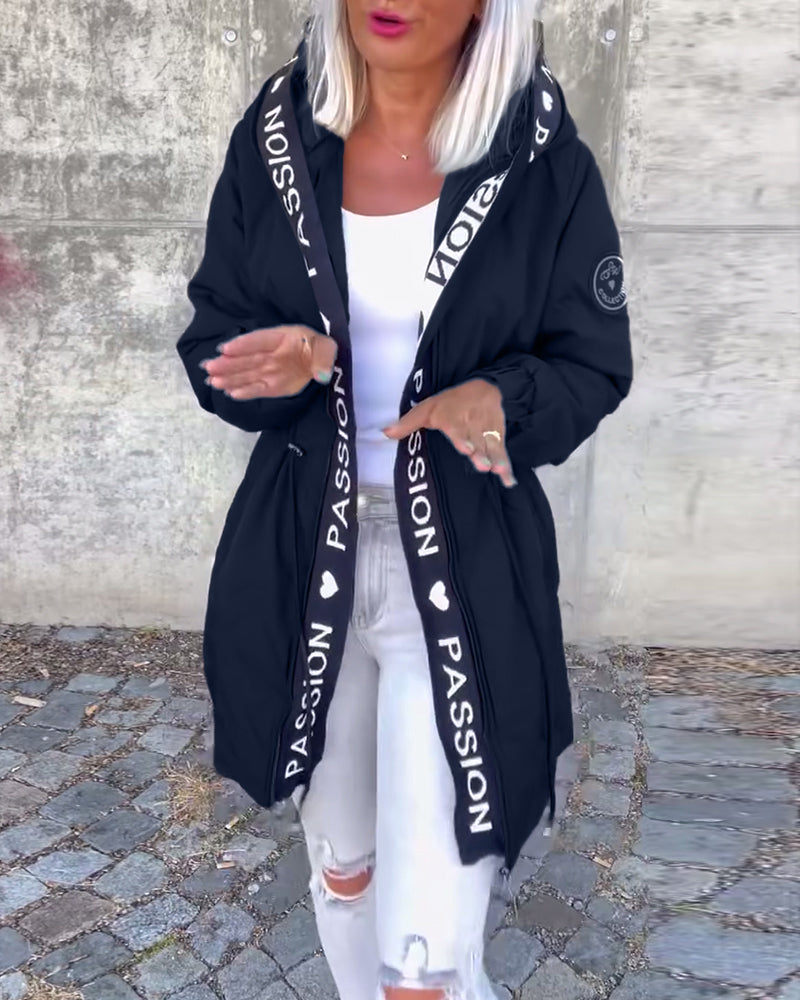 Alexa™ - Casual Coat with Hood