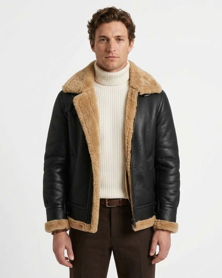 Structured Double-Lined Polar Effect Jacket for Men