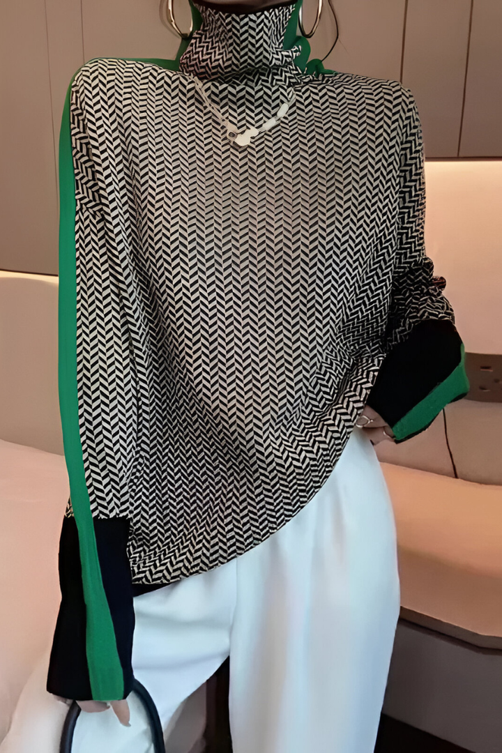 Nila™ | Trendy Casual Sweater with High Neck