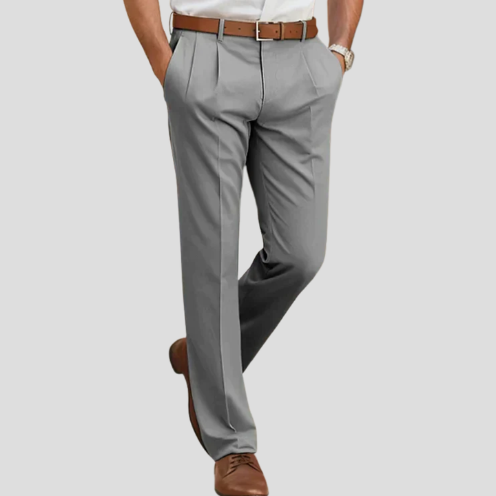 Classic Business Pants for Men, view 4 - Elena Harper