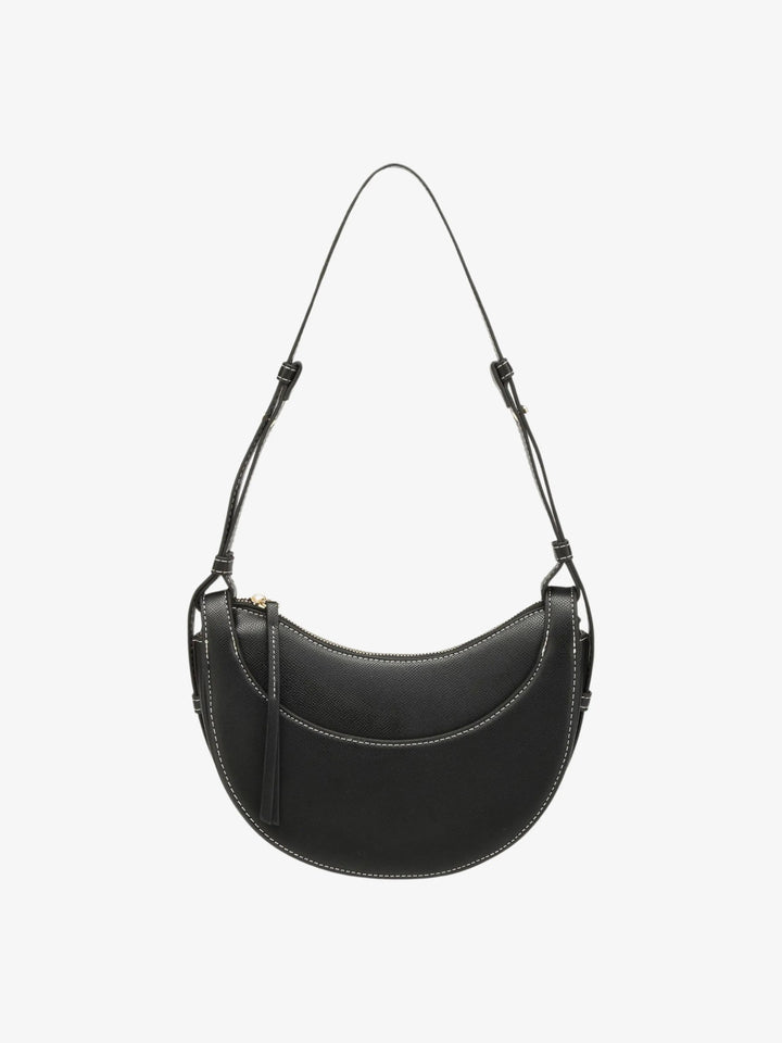 Curved Shoulder Bag for Women with Tassel - Practical and Elegant