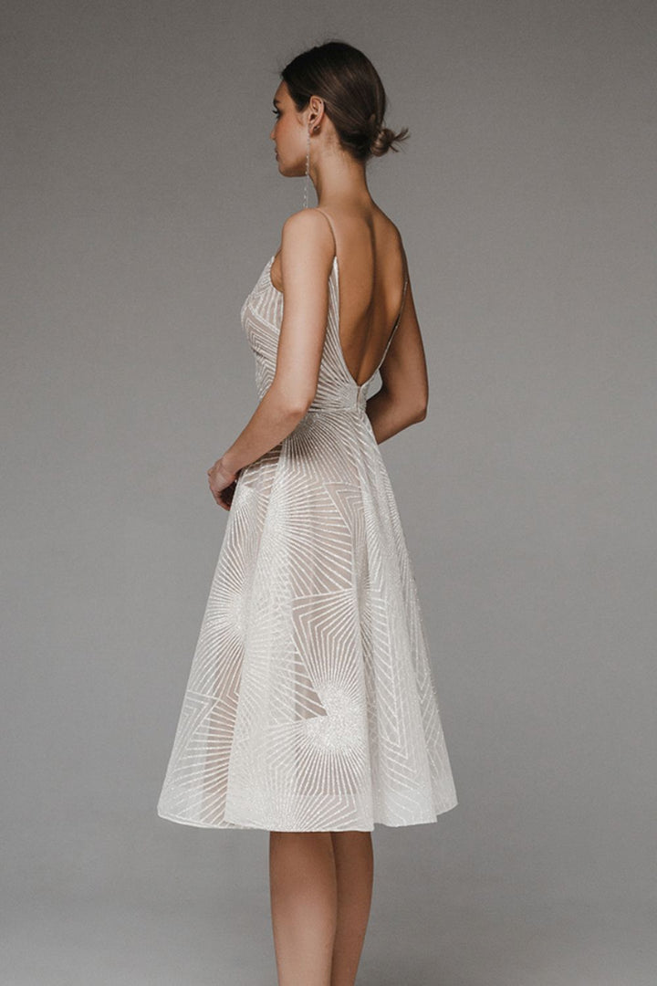 Thalassa Sparkly Floor Length Party Dress - Elena Harper