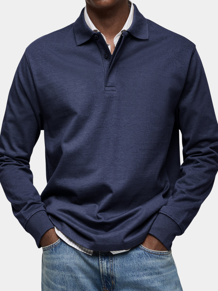 Luxury Long-sleeved Polo - Elena Harper