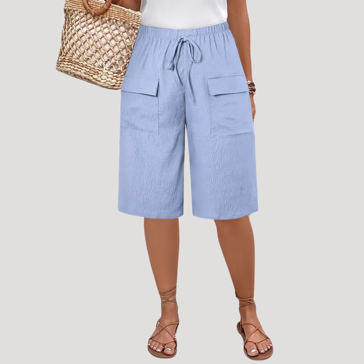 Heather | Women's Elasticated Waist Summer Shorts