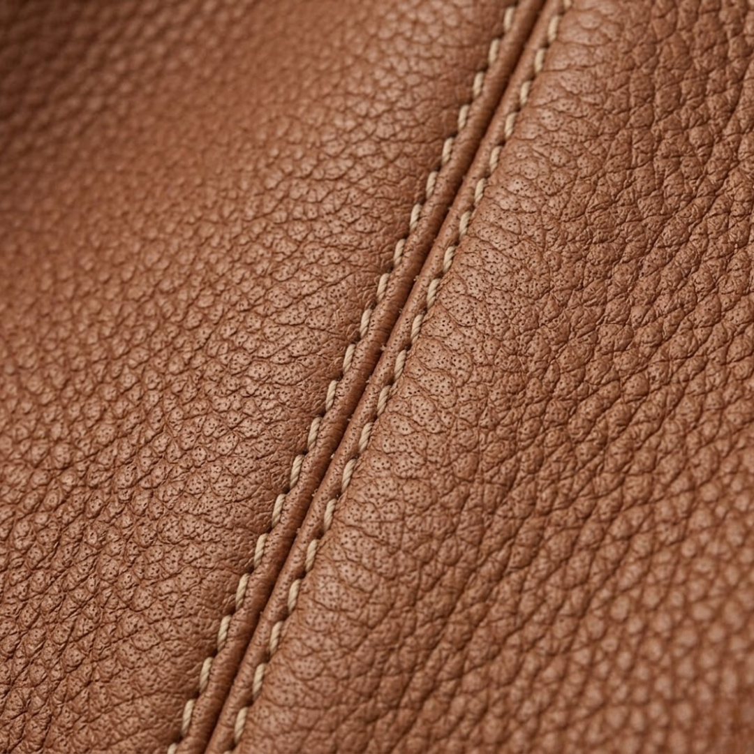 Large Capacity Leather Handbag with Pleated Wings for Women
