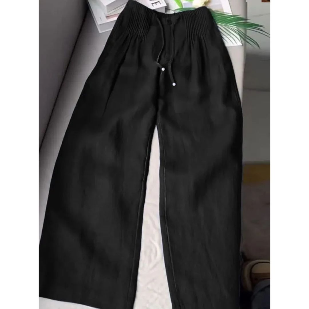 JULES - PLEATED WIDE  LEG TROUSERS