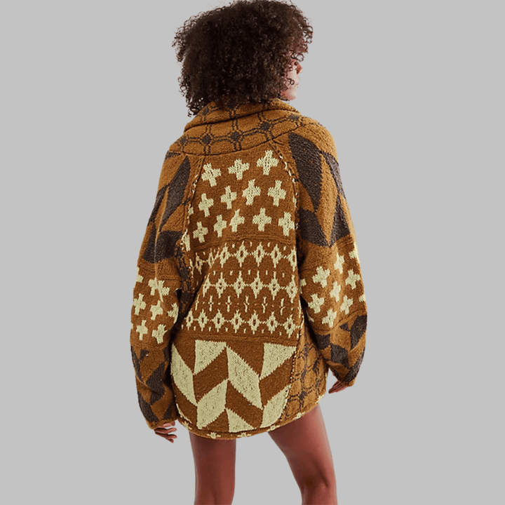 Emma & Rose Cape Town Portia™ long sleeve oversized cardigan with a relaxed fit and cozy knit texture.