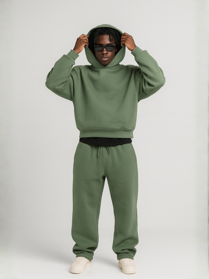HARRINGTON OXFORD | OVERSIZED HOODIE JOGGER SET FOR MEN