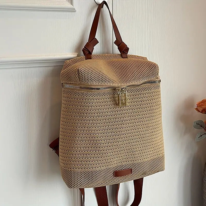 Sophie - Trendy Woven Women's Backpack - Stylish and Functional