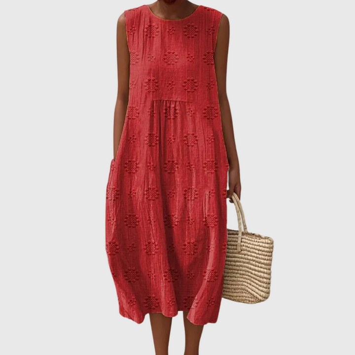 Teresa | Elegant Sleeveless Midi Dress