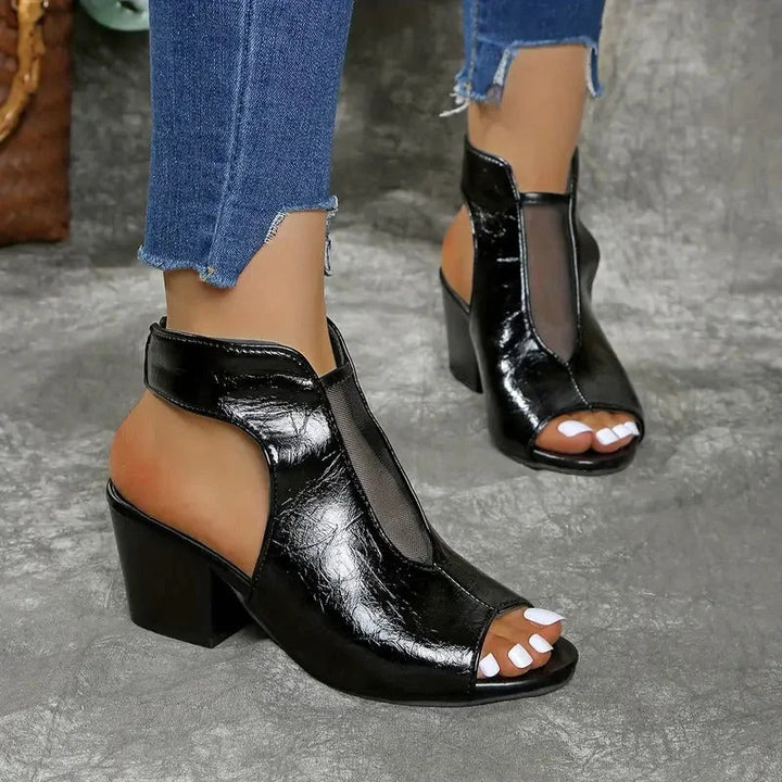 Olin™ | Elegant Leather Heels